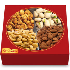 Nuts Gift Basket - Basket of Cravings Gourmet Nuts Collection Premium Mixed Nut