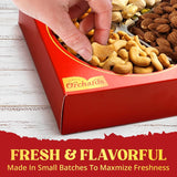 Nuts Gift Basket - Basket of Cravings Gourmet Nuts Collection Premium Mixed Nut