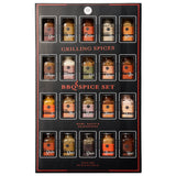 Large Gourmet Smokehouse BBQ Spice Rub Set Grilling Gift Set, 1.25oz Each- Spice Set & Seasonings - Father Gift Dad Gifts - Barbecue Cookout - Flavors Includes Smoky Chipotle, Dry Rub, Pack of 20-0
